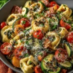 Cheese Tortellini Summer Veggies