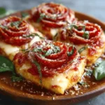 Delightful Easy Pizza Roses for Valentine’s Day Treats