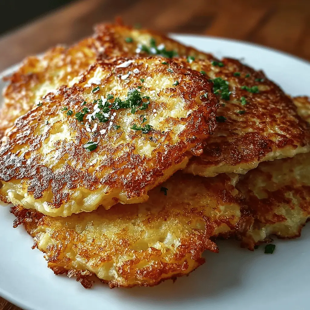 German Potato Pancakes: Easy Recipe with Turkey Bacon Delight