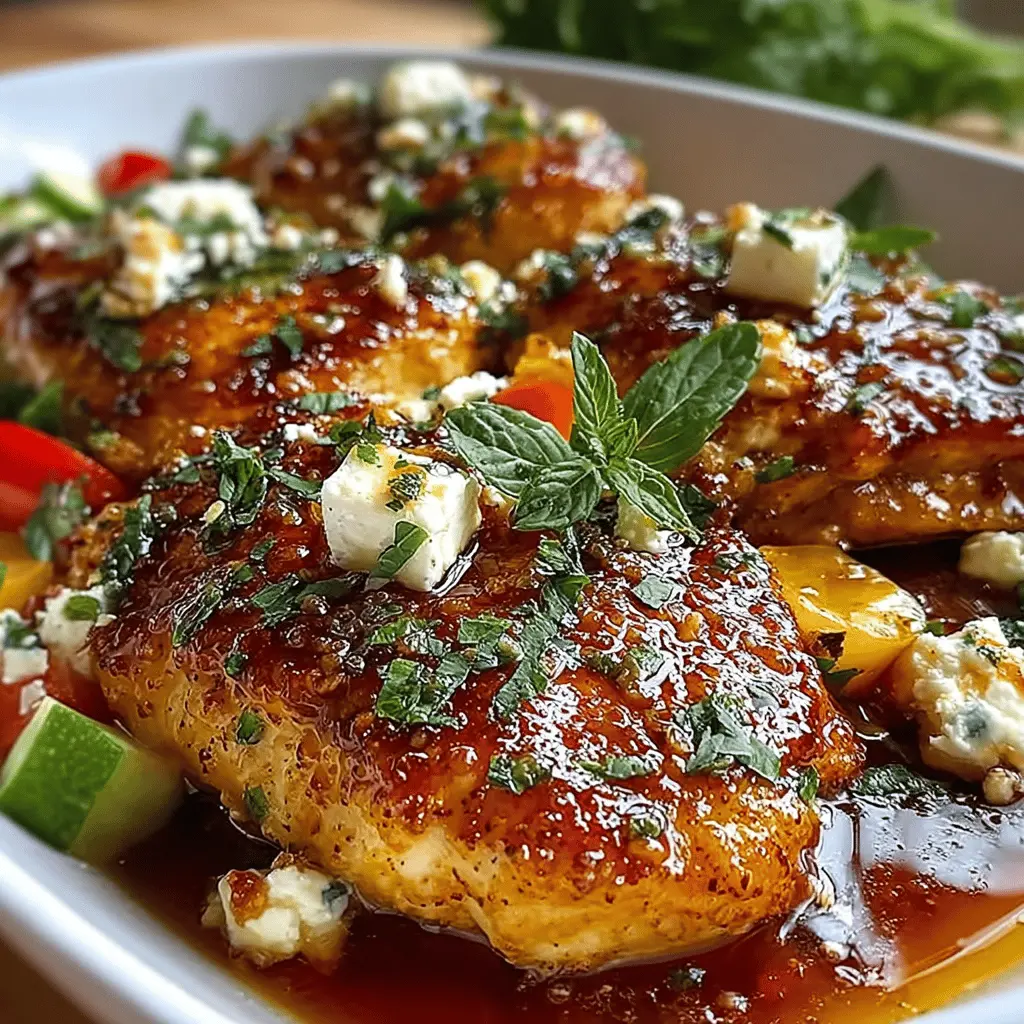 Hot Honey Feta Chicken Dish: A Juicy Twist for Home Cooks