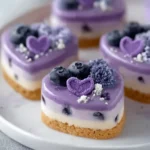 Mini Lavender Blueberry Cakes