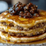 Pancake Sausage Casserole for a Sweet