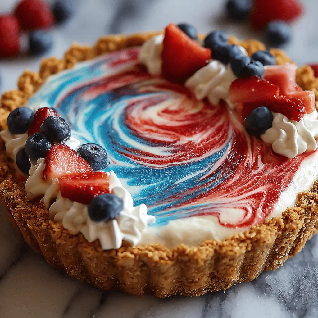 Patriotic 4th of July Swirl Pie: Easy and Delicious for Your BBQ
