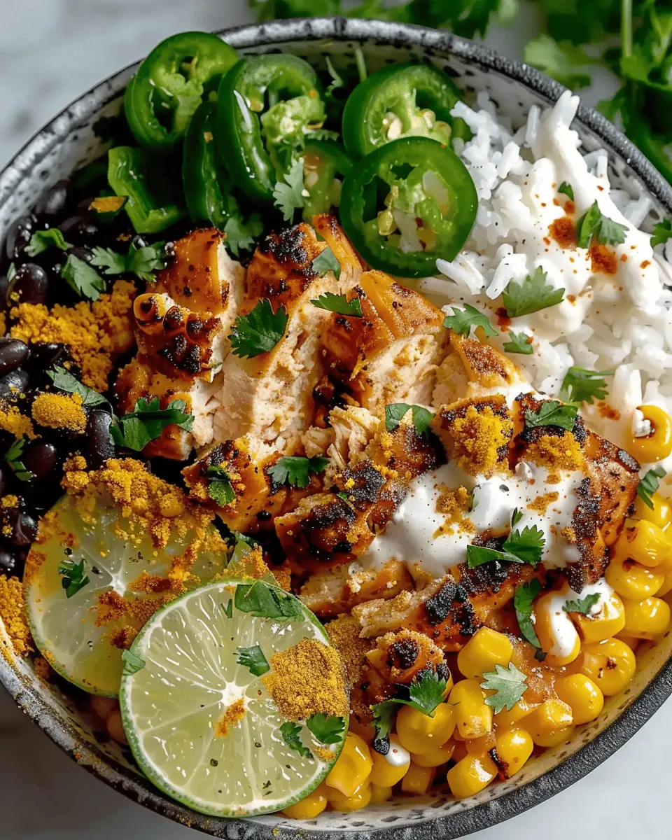 Street Corn Chicken Rice Bowl: Easy Comfort Food Delight
