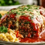Stuffed Italian Meatloaf