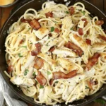 Cream Cheese Bacon Chicken Pasta