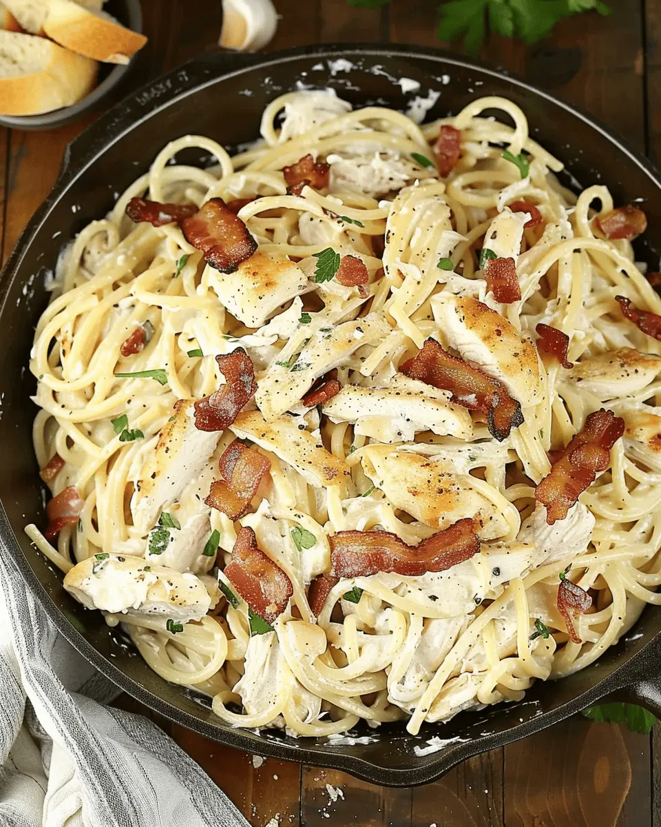 Cream Cheese Turkey Bacon Chicken Pasta: A Creamy Delight for All