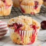 Cherry Cobbler Muffins