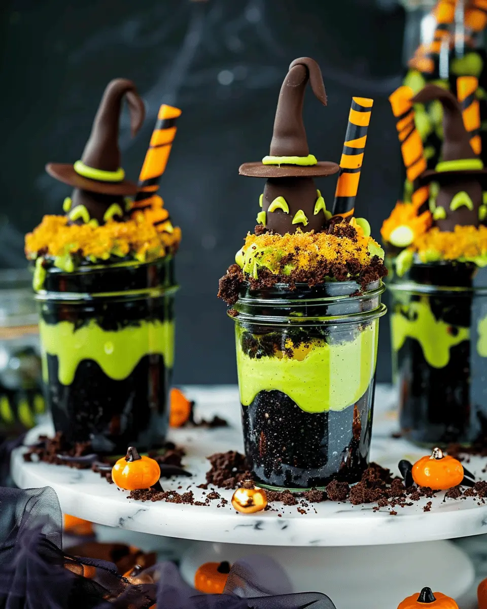 Witches’ Brew Halloween Cake Jars: A Spooktacular Treat You’ll Love