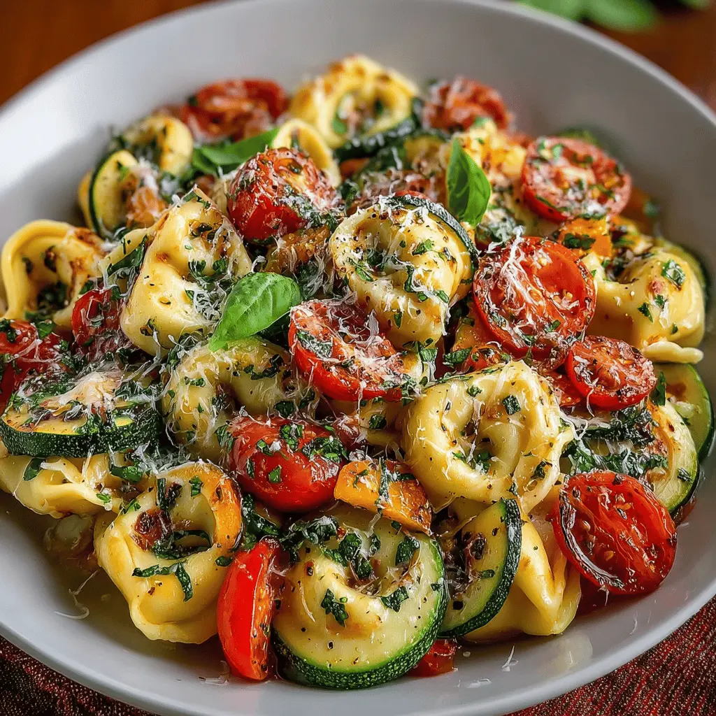Cheese Tortellini Summer Veggies: Easy Recipe for Fresh Flavors