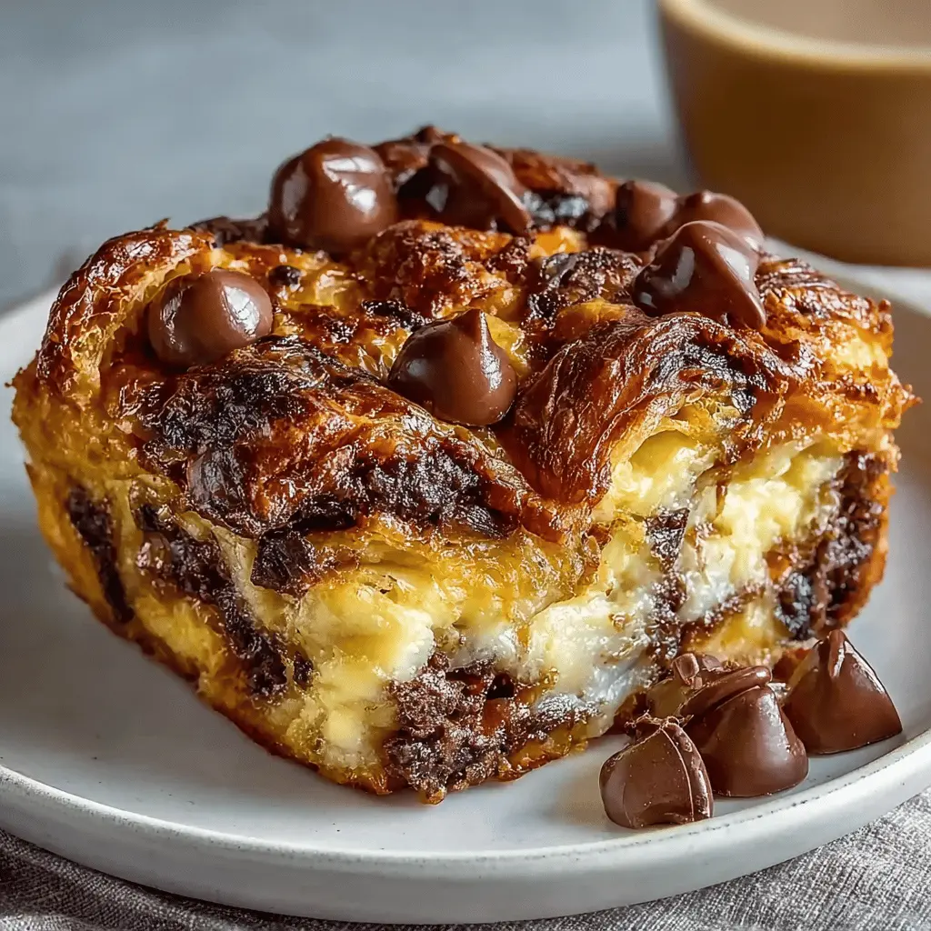 Chocolate Croissant Breakfast Bake: Indulgent Morning Delight