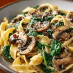 Spinach Mushroom Pasta