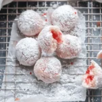 Cherry Almond Snowball Cookies