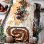 Gingerbread Yule Log
