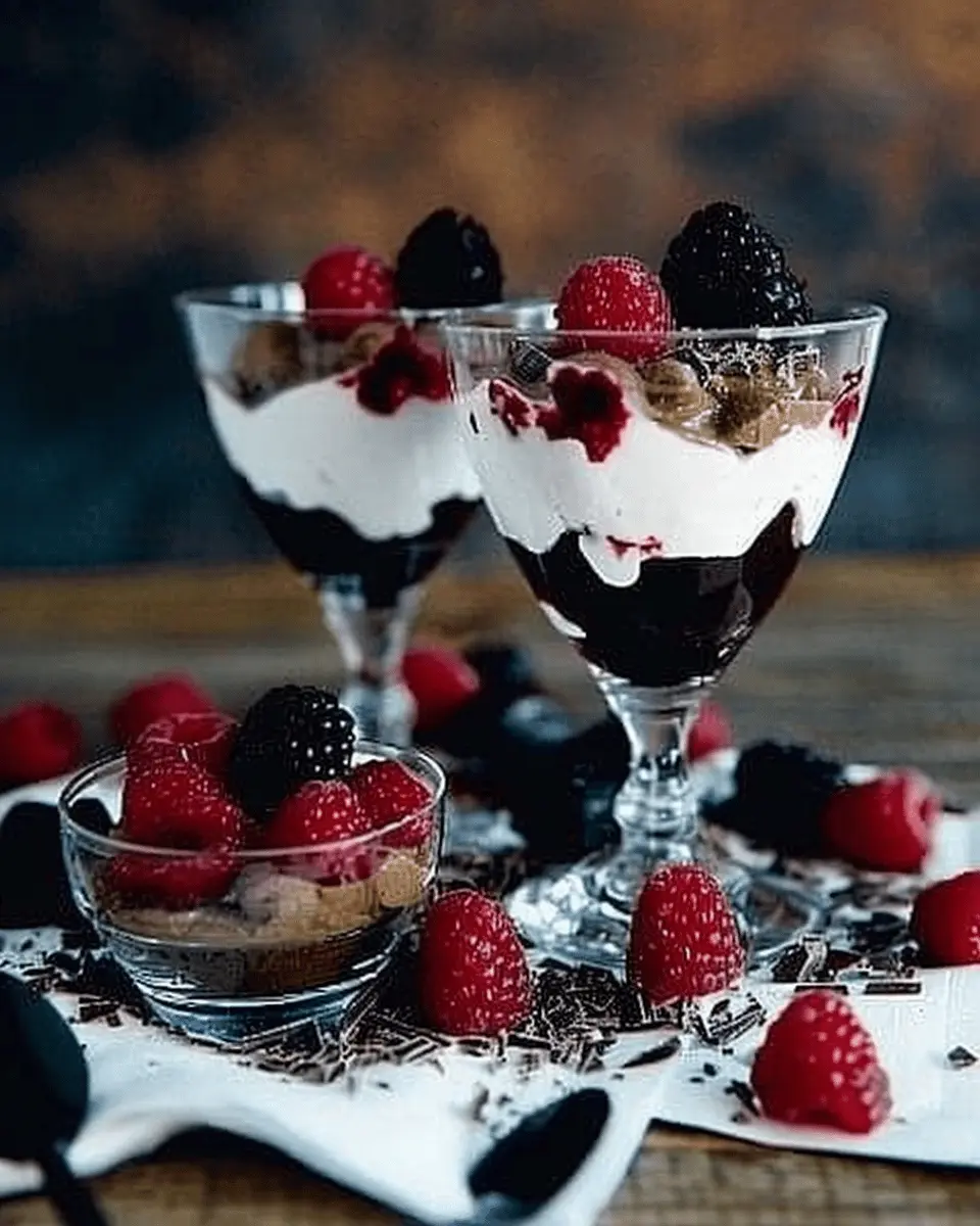 Triple Chocolate Raspberry Pudding Parfaits: Indulge Your Sweet Tooth