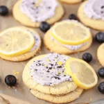 Soft Lemon Blueberry Cookies