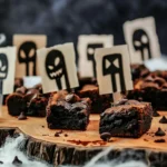 Graveyard Halloween Brownies