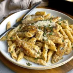 Garlic Parmesan Chicken and Pasta