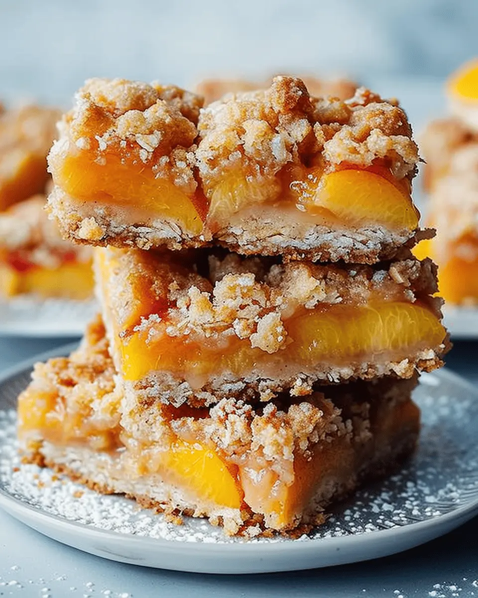 Heavenly Summer Peach Bars: Easy, Indulgent Homemade Delight