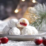 Cherry Snowball Cookies