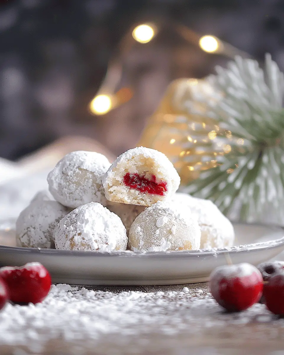 Cherry Snowball Cookies: The Best Easy Treat for Home Bakers