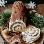 Tiramisu Yule Log Cake