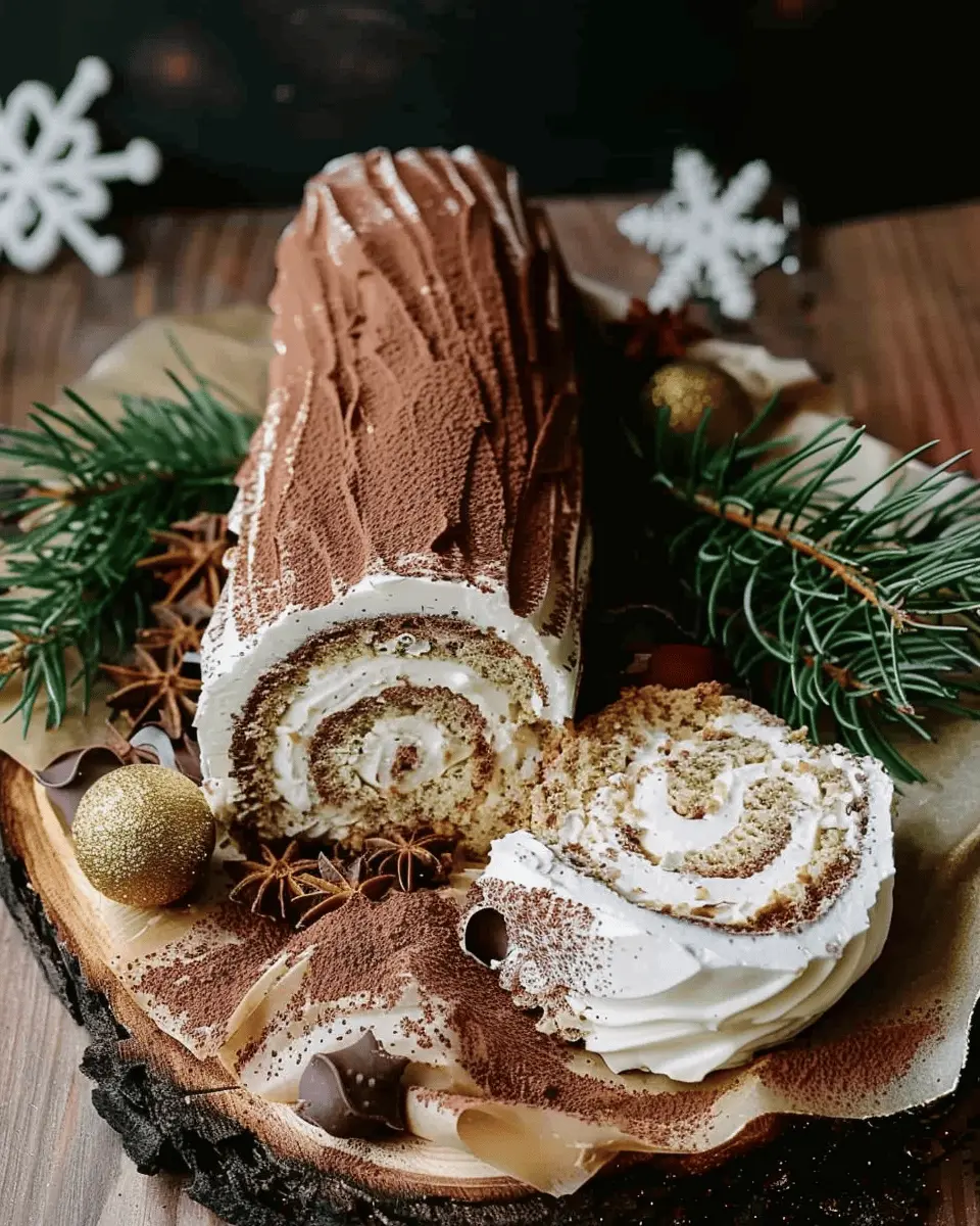Tiramisu Yule Log Cake: An Indulgent Twist on a Classic Dessert