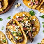 Grilled Skirt Steak and Elote Tacos