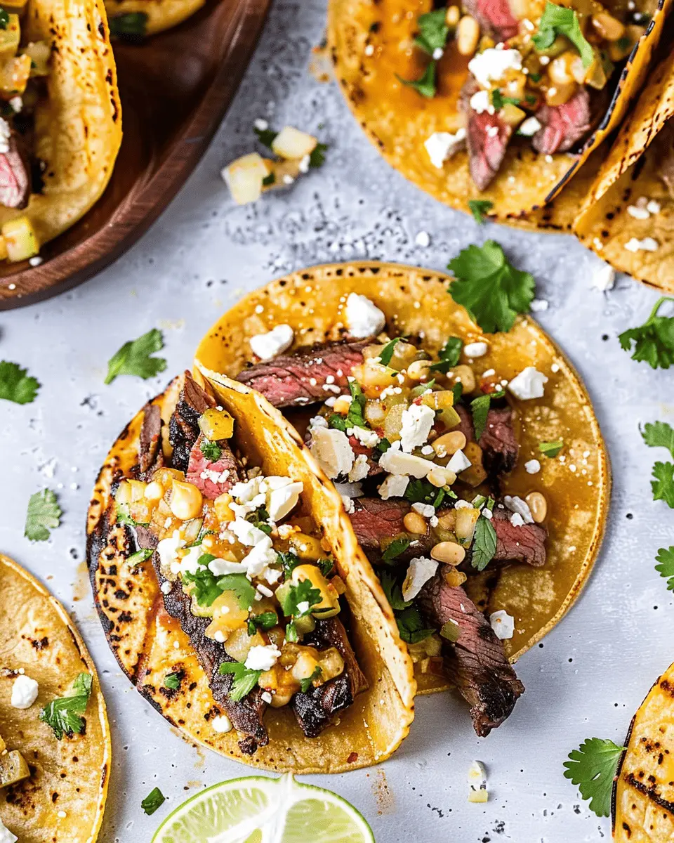 Grilled Skirt Steak Tacos: Juicy Elote and a Flavorful Twist