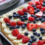 American Flag Fruit Pizza