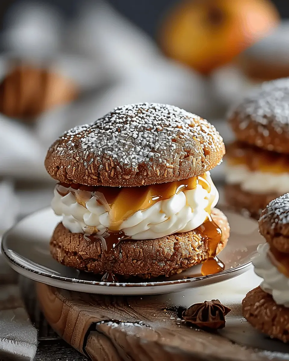 Apple Cider Whoopie Pie Cookies: Indulgent Caramel Treats to Savor