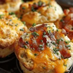 Cheddar Bacon Egg Biscuit Bombs