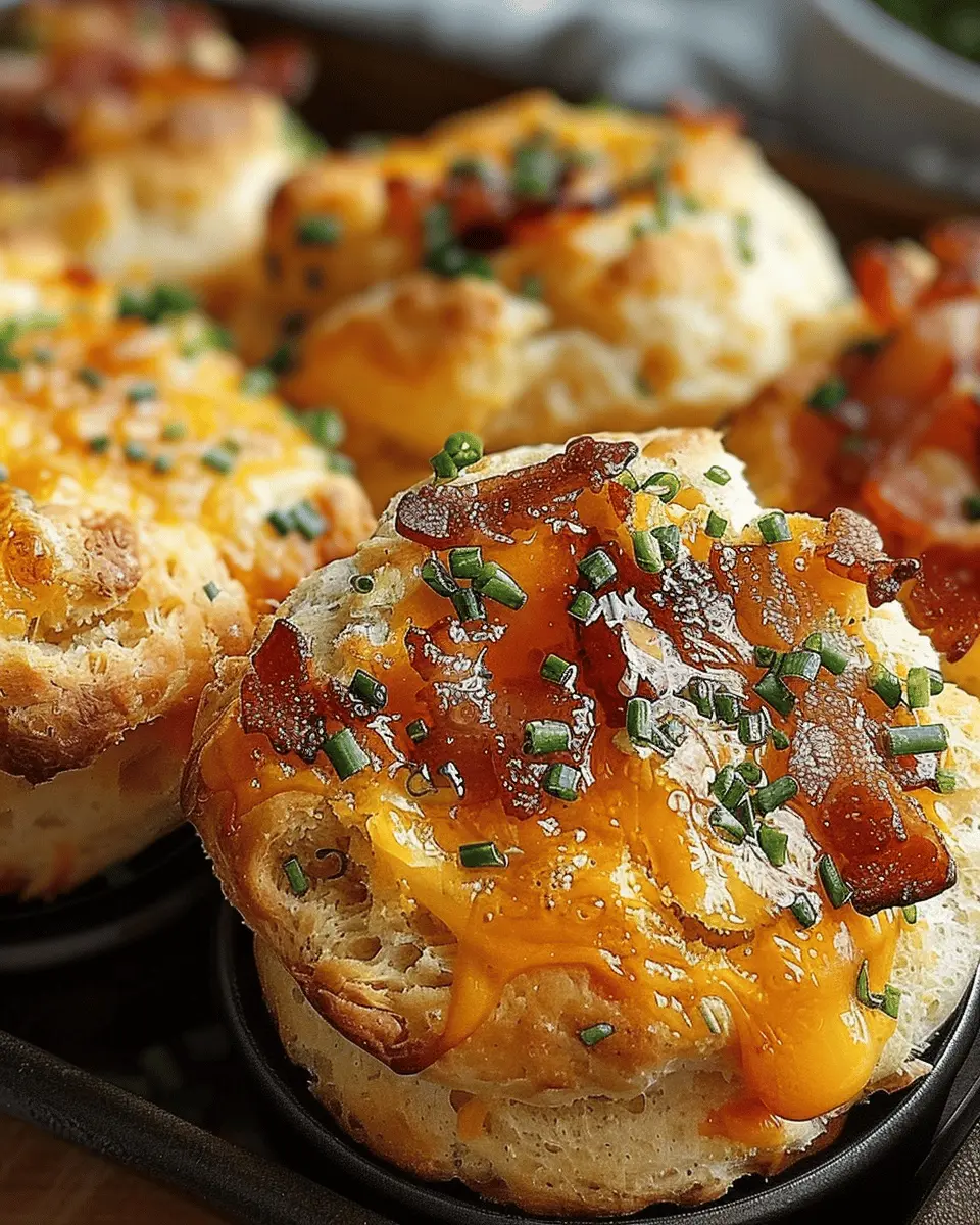 Cheddar Bacon Egg Biscuit Bombs: Indulgent Breakfast Delight