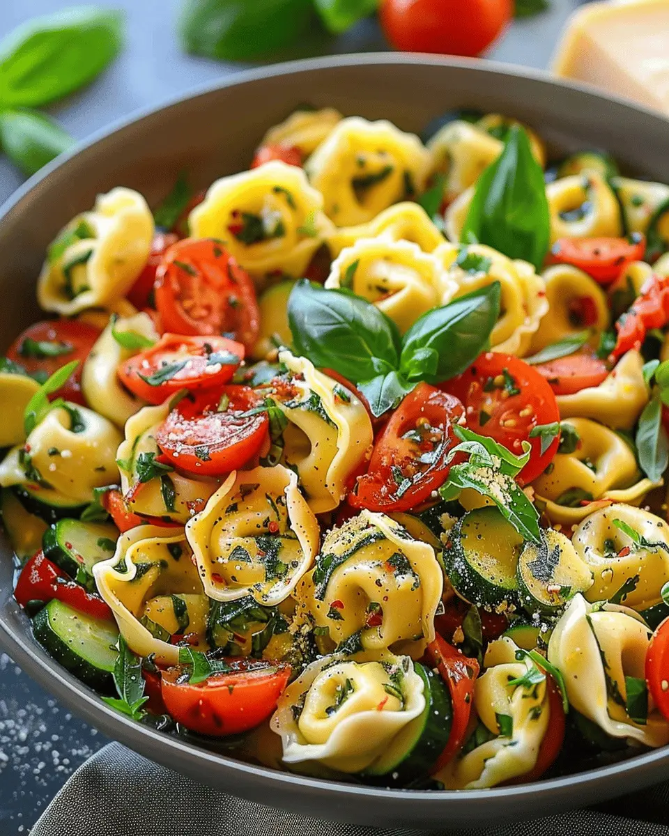 Cheese Tortellini Summer Veggies: A Fresh and Easy Delight