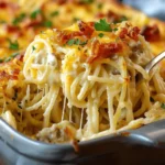 Creamy Southern Spaghetti Bake