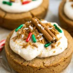 Gingerbread Cheesecake Cookies