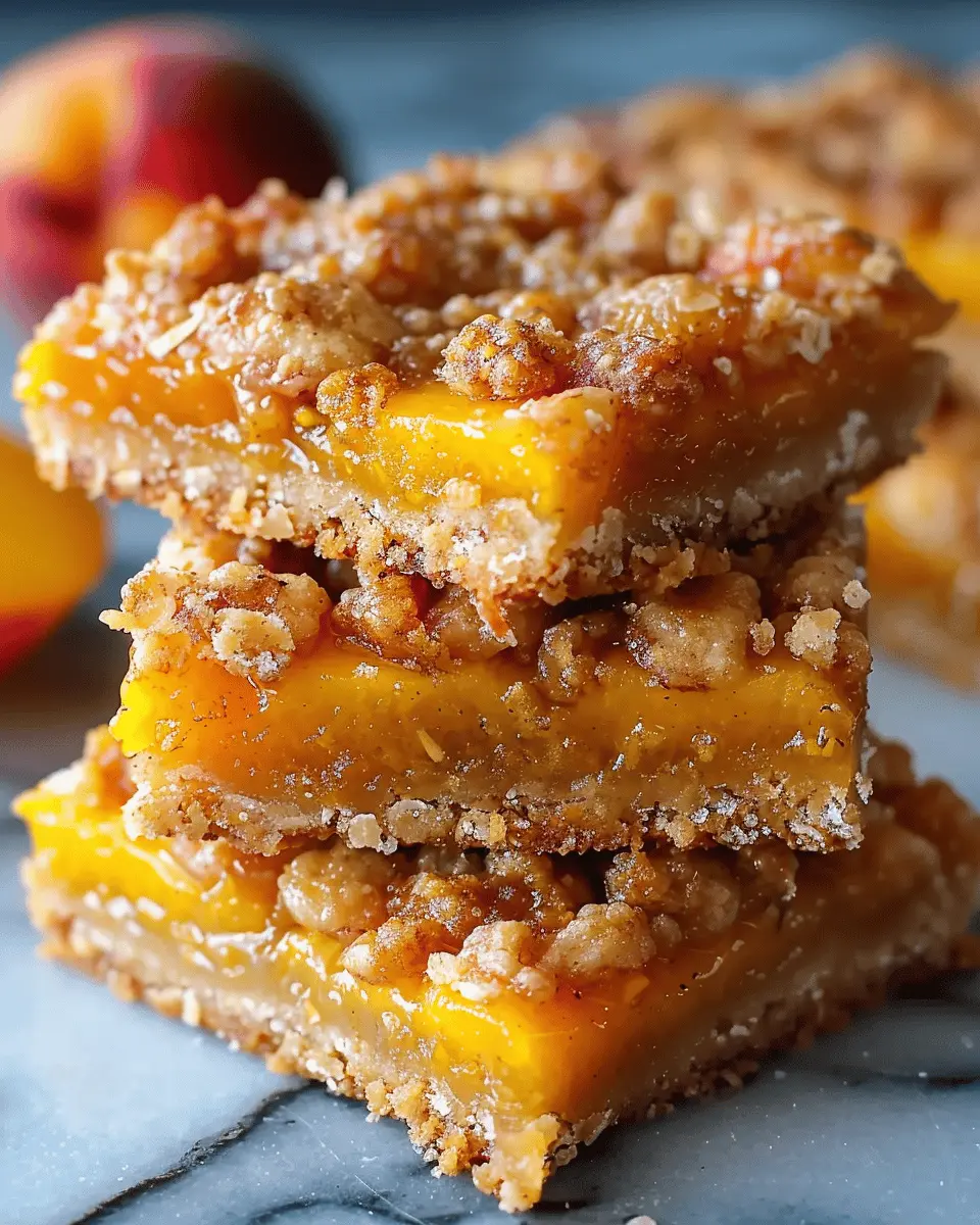 Heavenly Summer Peach Bars: The Best Treat for Warm Days