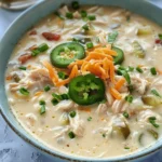 Jalapeno Popper Chicken Soup