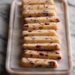 Orange Cranberry Shortbread Cookies