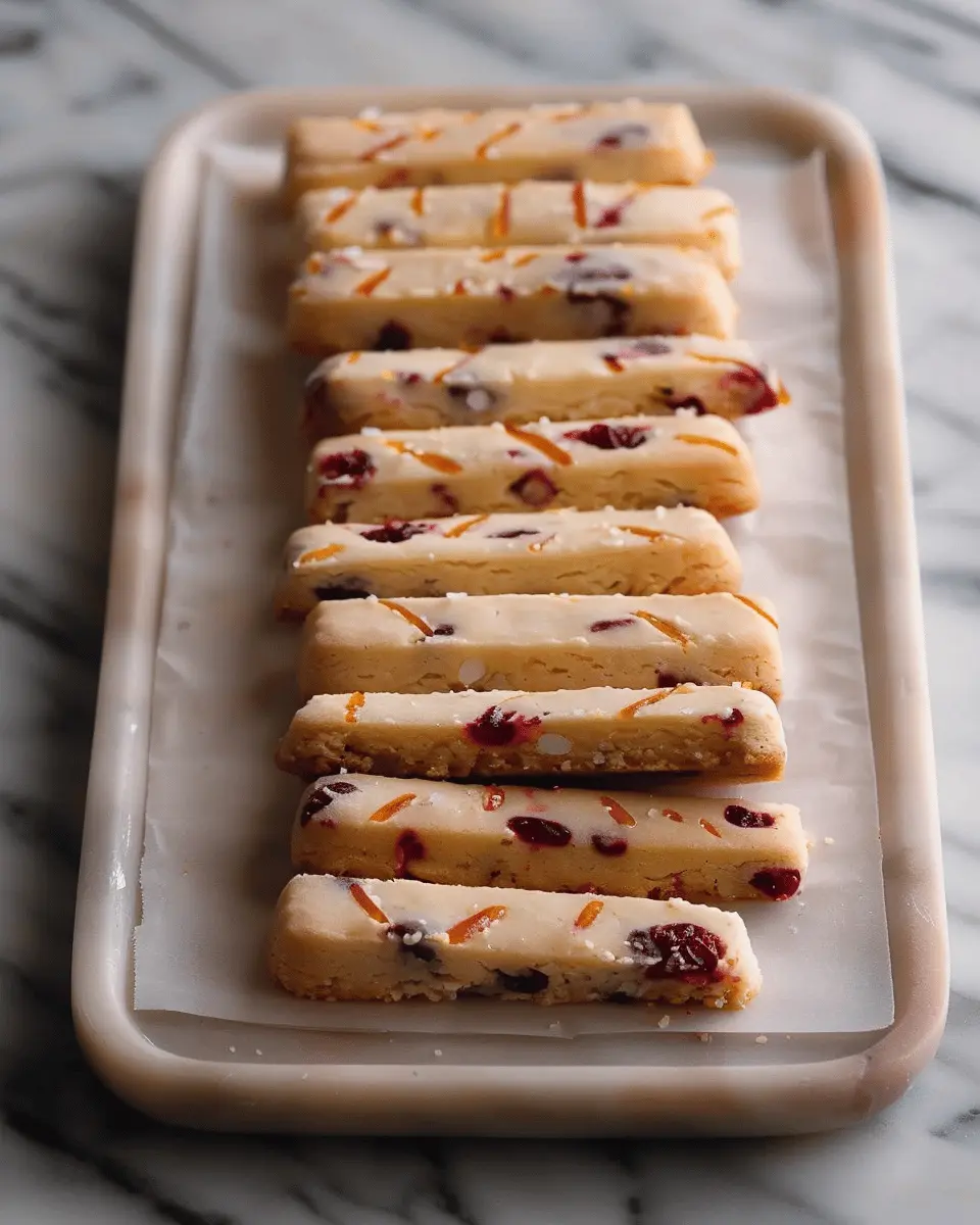 Orange Cranberry Shortbread Cookies: The Best Homemade Treats