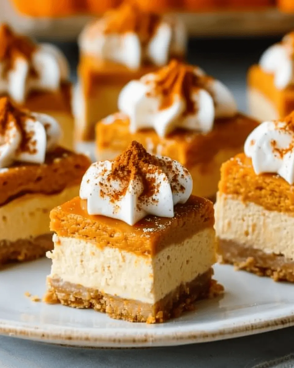 Pumpkin Cheesecake Bars: Indulgent Fall Treat You’ll Love