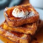 Pumpkin French Toast Breakfast