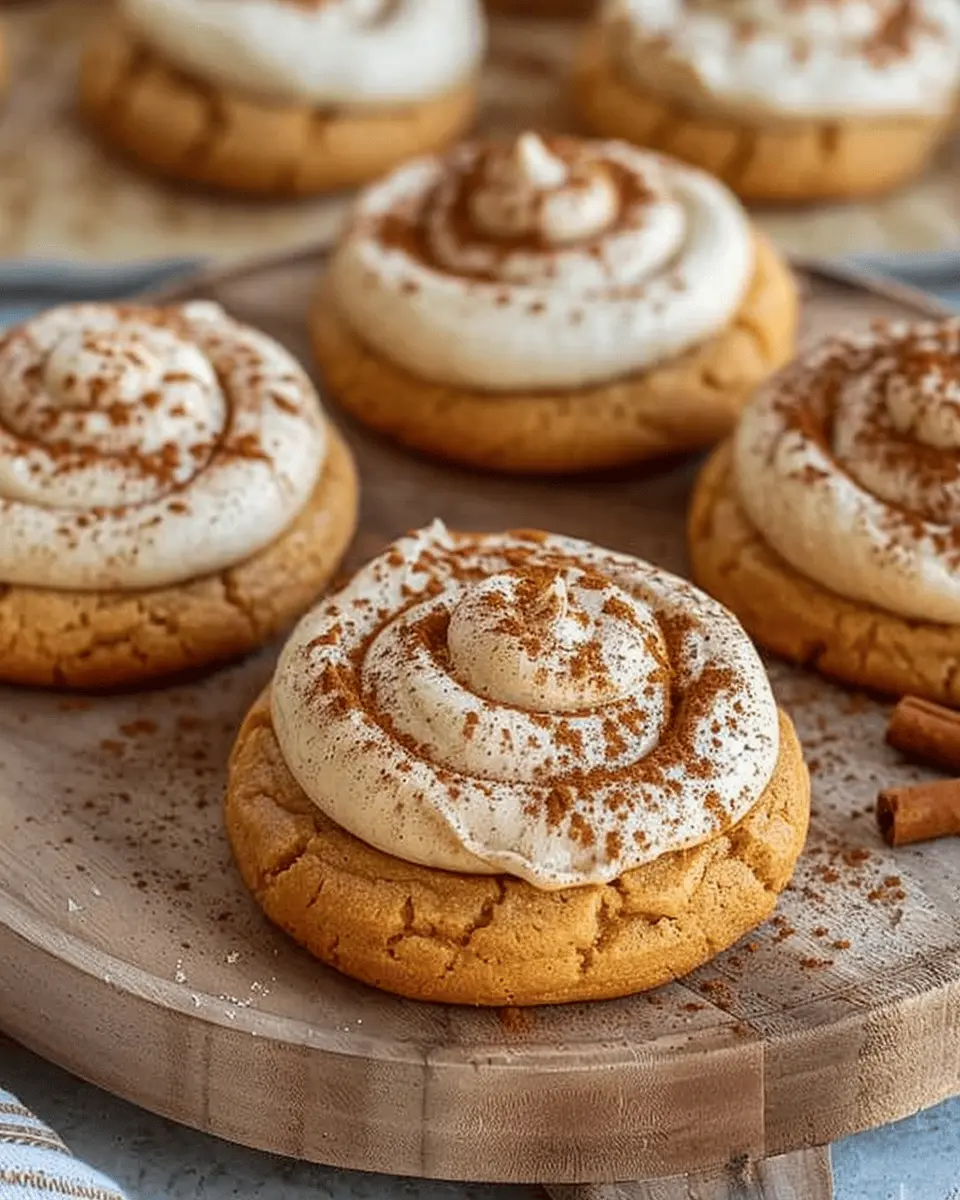 Soft Pumpkin Cookies with Cinnamon Frosting: The Best Fall Treat