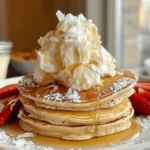 Sweet Coconut Cream Pancakes