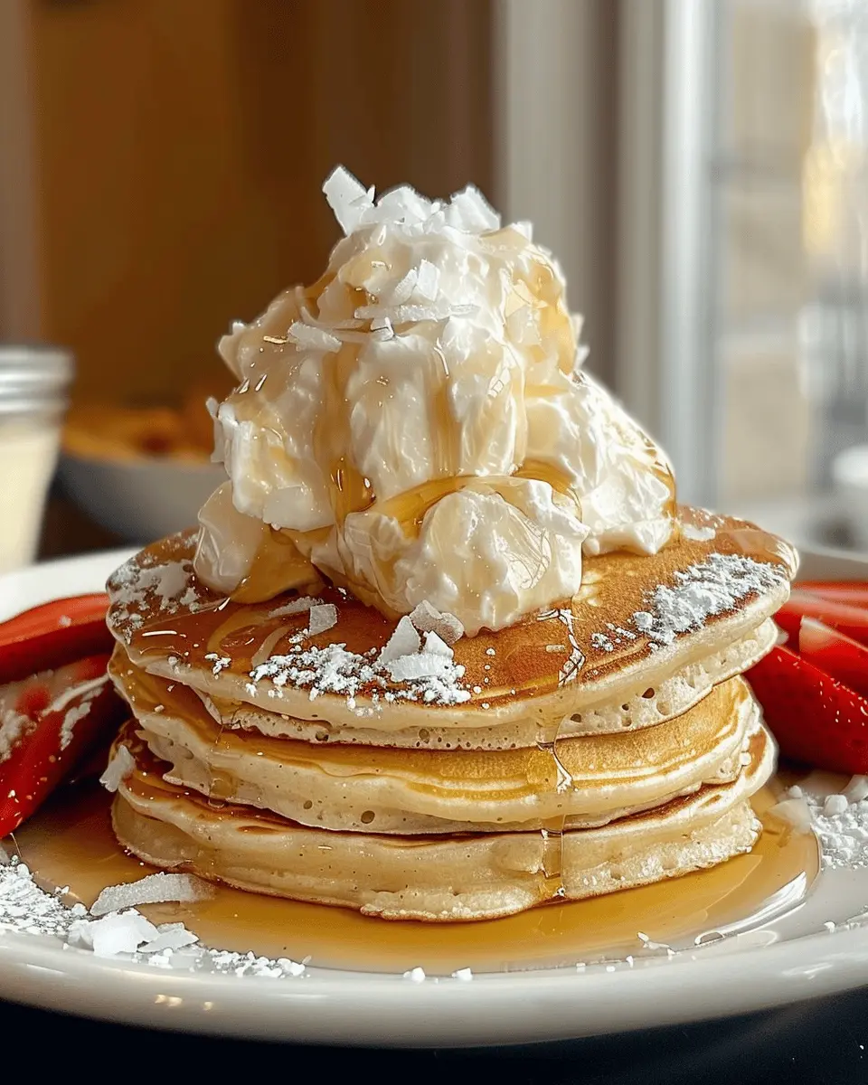 Sweet Coconut Cream Pancakes: Indulgent Delight for Brunch Lovers