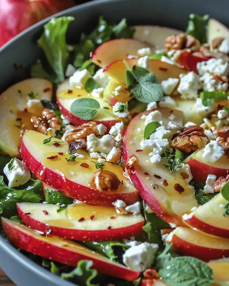 Autumn Harvest Honeycrisp Apple and Feta Salad: A Fresh Twist