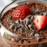 High Protein Chocolate Chia Pudding