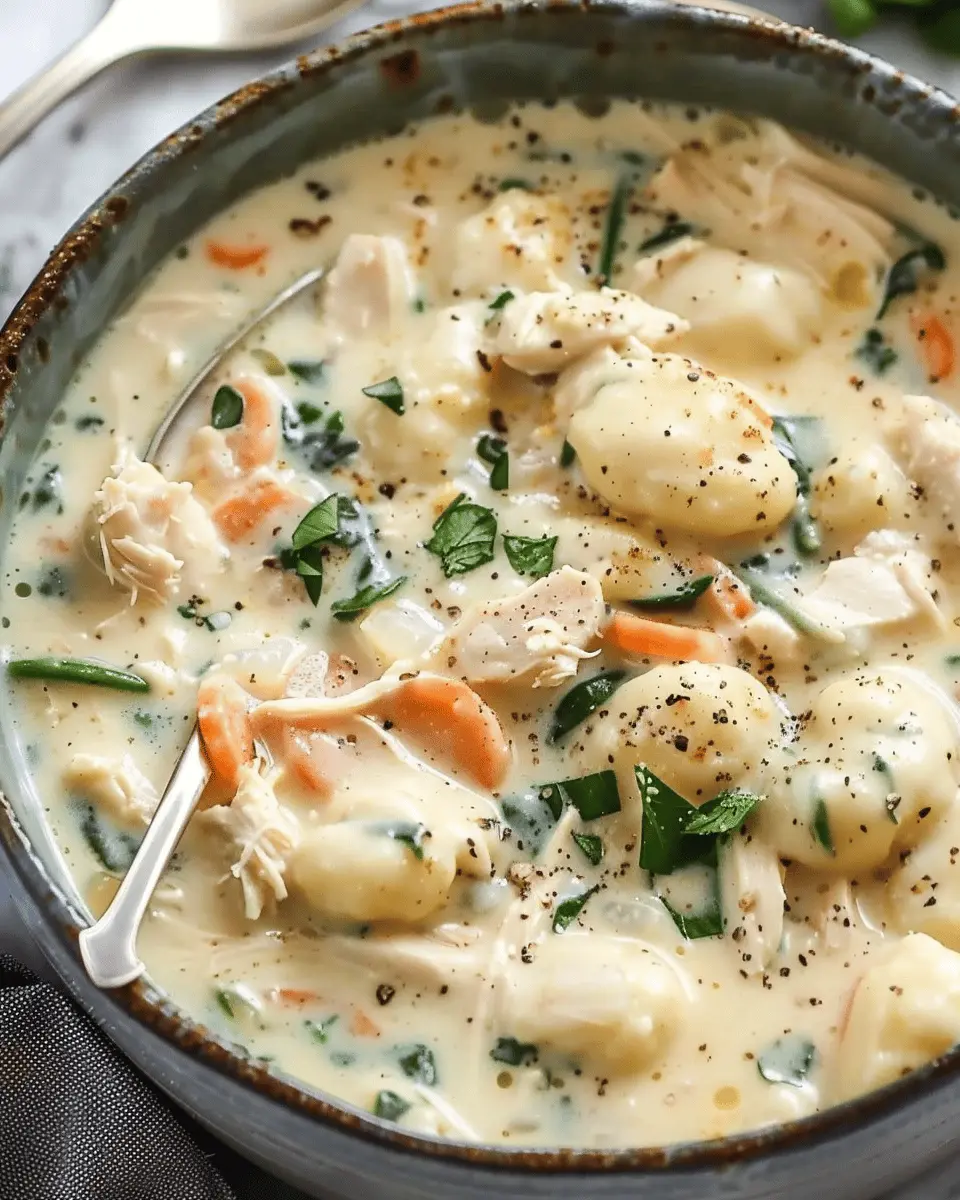 Creamy Chicken Gnocchi Soup: A Cozy Indulgence for All