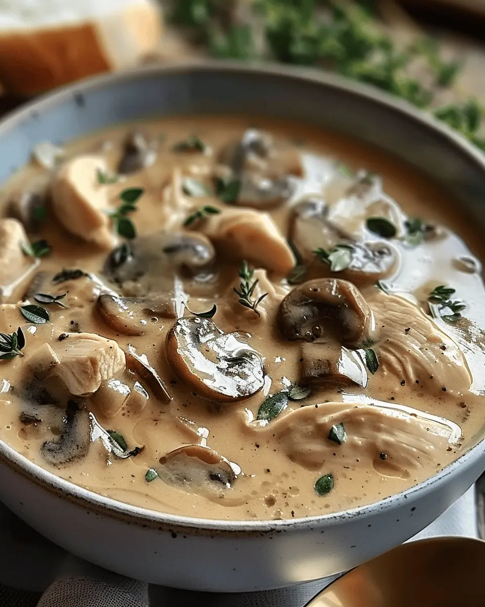 Creamy Rotisserie Chicken Mushroom Soup: The Best Cozy Delight