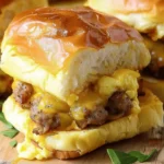 Sausage Egg and Cheese Breakfast Sliders